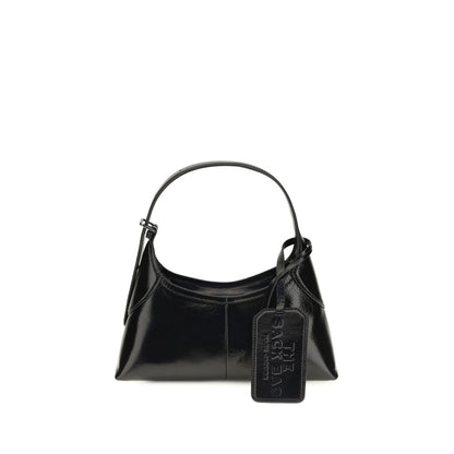 Marc Jacobs Black Calf Leather Bos Taurus Shoulder Bag