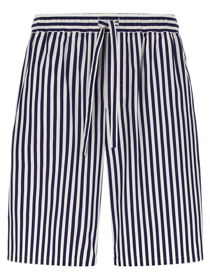 Dolce & Gabbana Blue Cotton Bermuda Shorts
