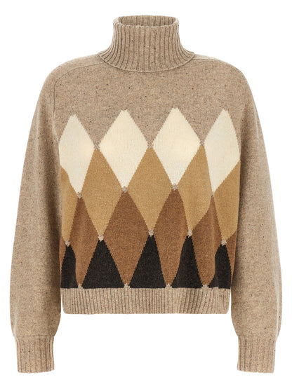 Ballantyne Beige Wool Cardigan