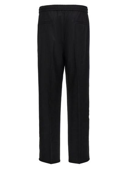 Brunello Cucinelli Black Wool Casual Pants