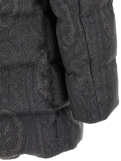 Etro Gray Wool Coat
