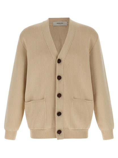 Golden Goose Beige Cotton Cardigan