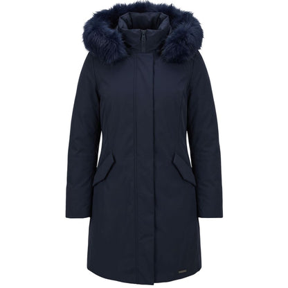 Baldinini Trend Blue Nylon Women Jacket