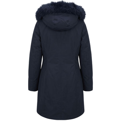 Baldinini Trend Blue Nylon Women Jacket