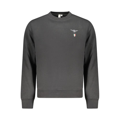 Accademia Militare Black Cotton Men's Sweatshirt