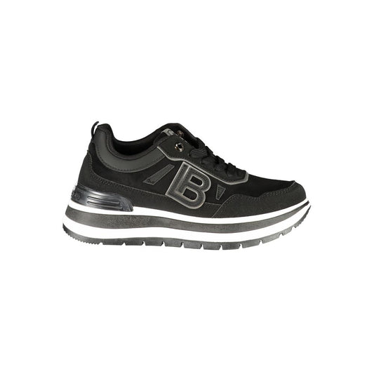 Laura Biagiotti Black Polyurethane Women's Sneaker