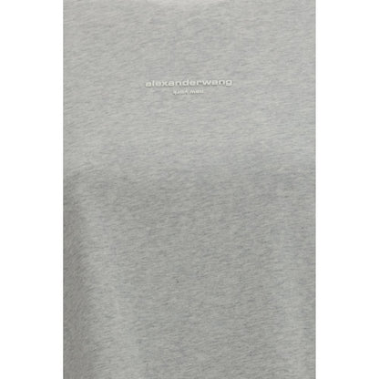 Alexander Wang Gray Cotton T-Shirt