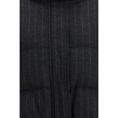 Brunello Cucinelli Gray Wool Oves Aries Full-Length Jacket