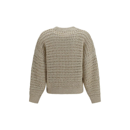 Brunello Cucinelli Beige Wool Oves Aries Sweatshirt