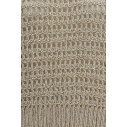 Brunello Cucinelli Beige Wool Oves Aries Sweatshirt