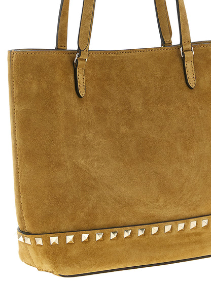 Valentino Garavani Beige Calfskin Tote Bag