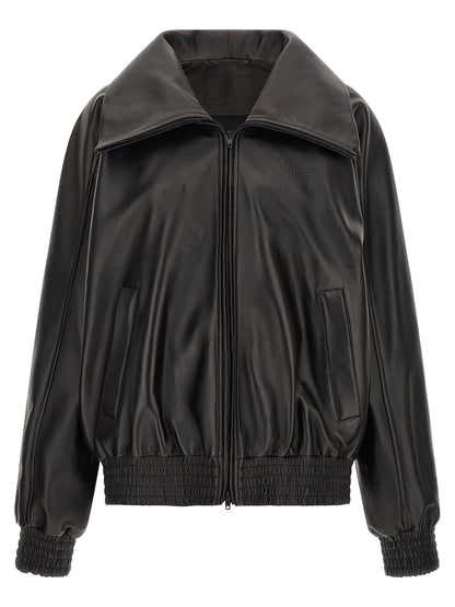 Balenciaga Black Lamb Leather Leather Jacket