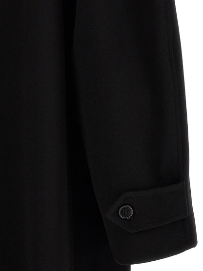 Jil Sander Black Wool Coat