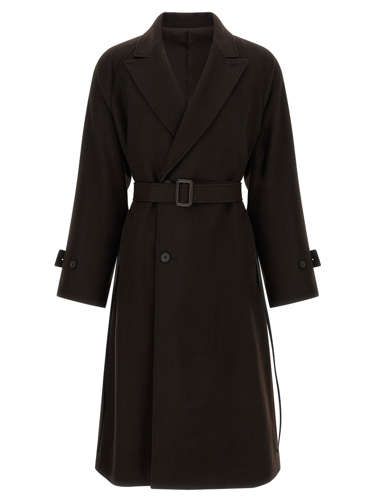 SSSTEIN Brown Wool Coat