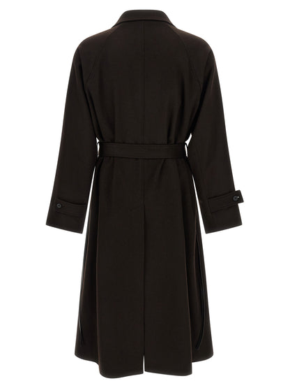 SSSTEIN Brown Wool Coat