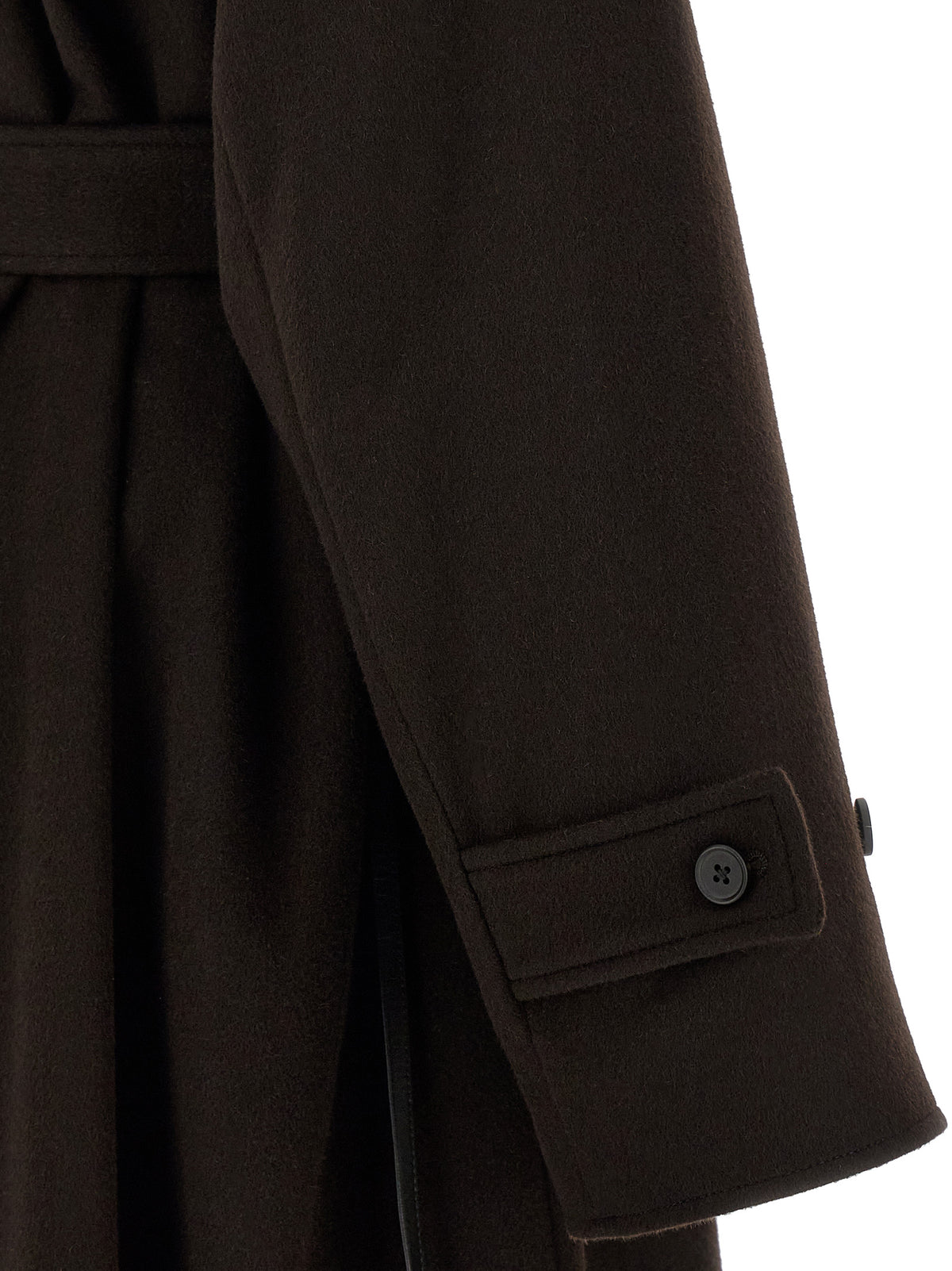 SSSTEIN Brown Wool Coat