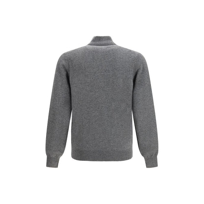 Brunello Cucinelli Gray Cashmere Sweatshirt