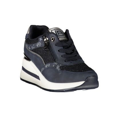 Laura Biagiotti Blue Polyurethane Women's Sneaker