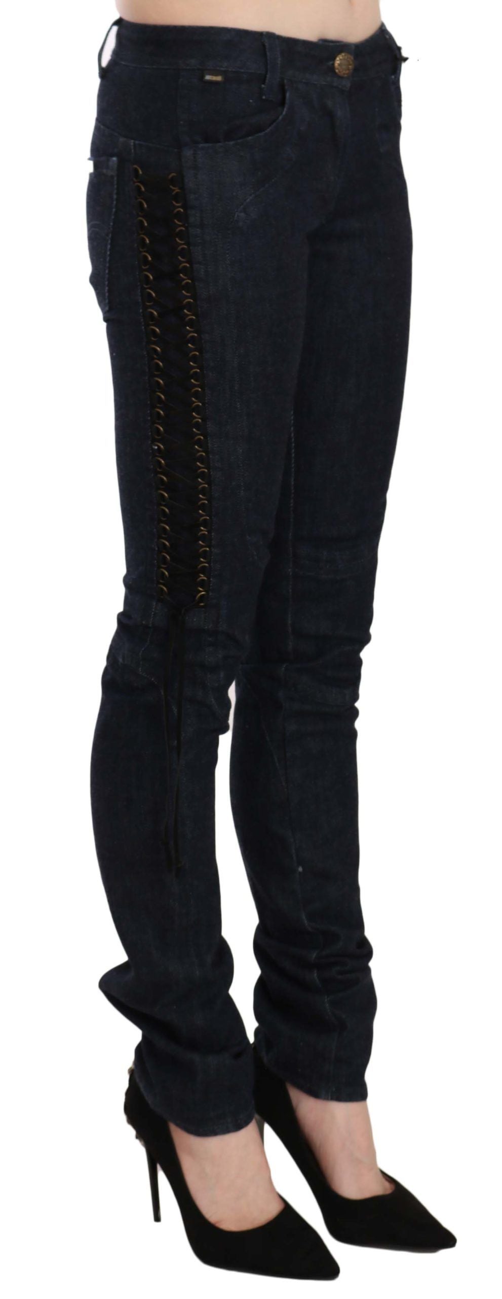  - Elegant Low Waist Skinny Trousers