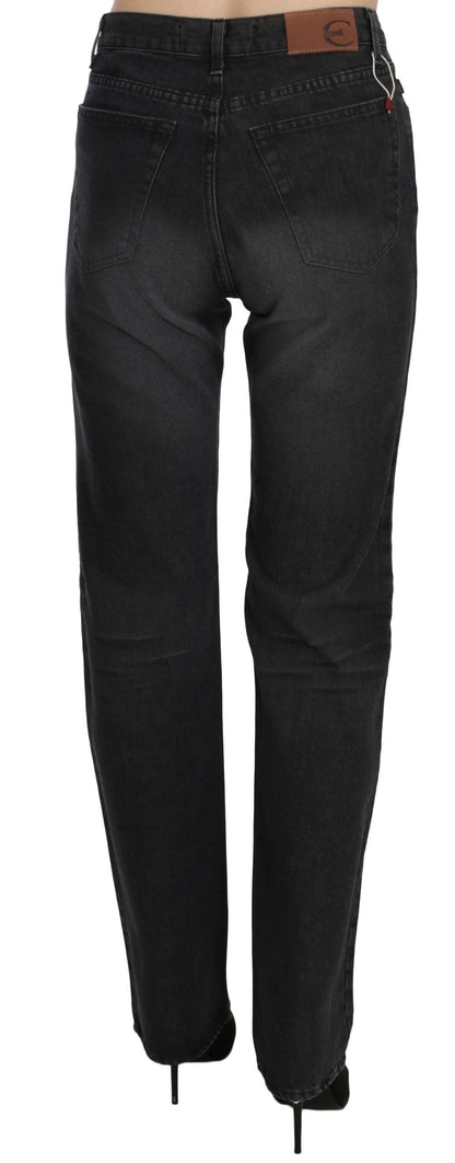  - Elevate Your Style: Chic Black High Waist Denim