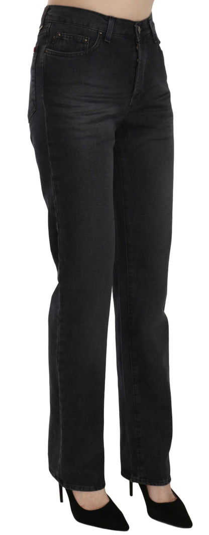  - Elevate Your Style: Chic Black High Waist Denim