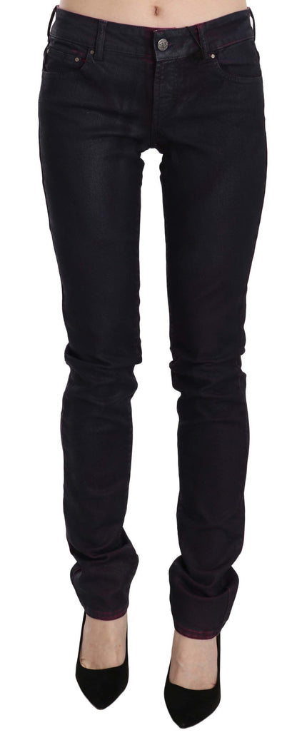  - Chic Black Low Waist Skinny Denim