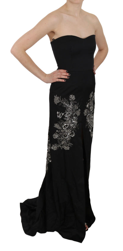  - Enchanting Black Maxi Flare Dress