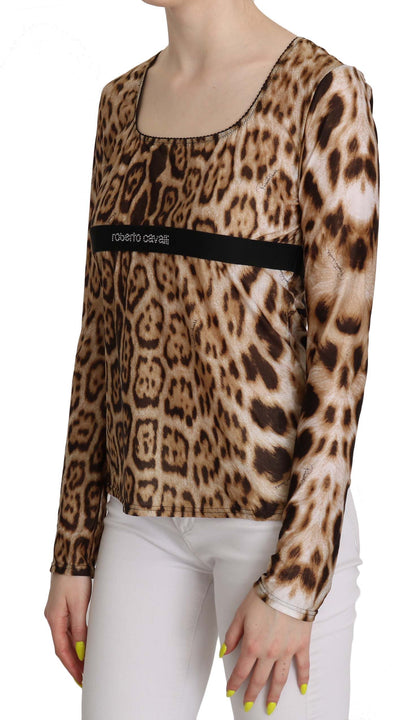  - Elegant Leopard Long Sleeve Top