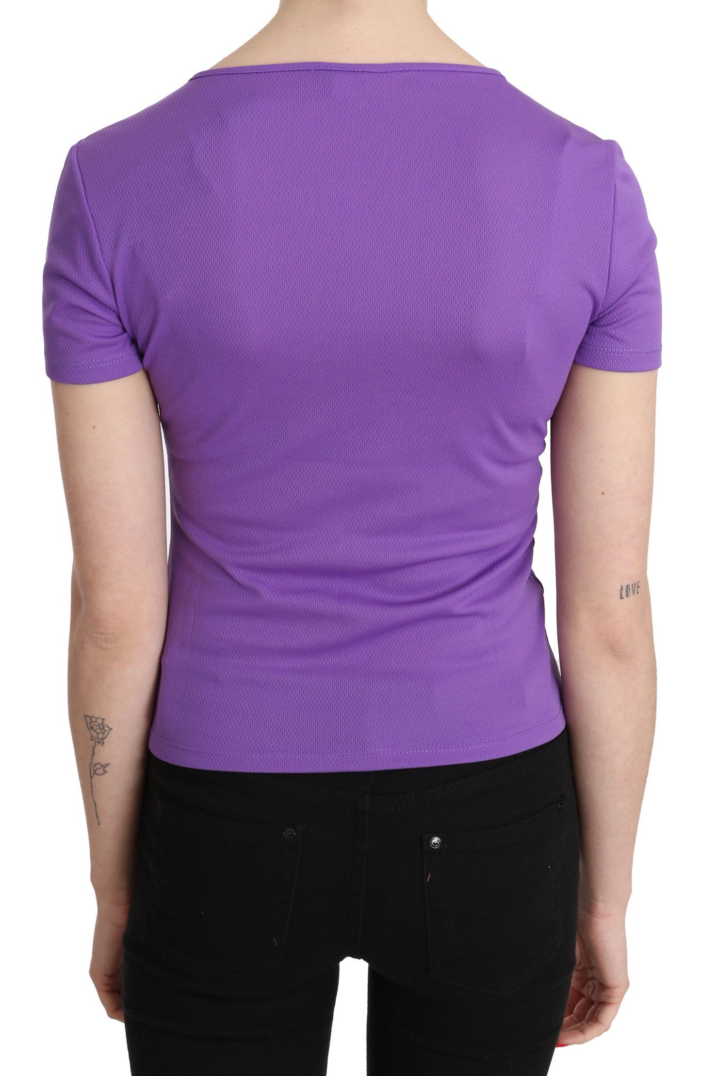  - Chic Purple Casual Top for Everyday Elegance