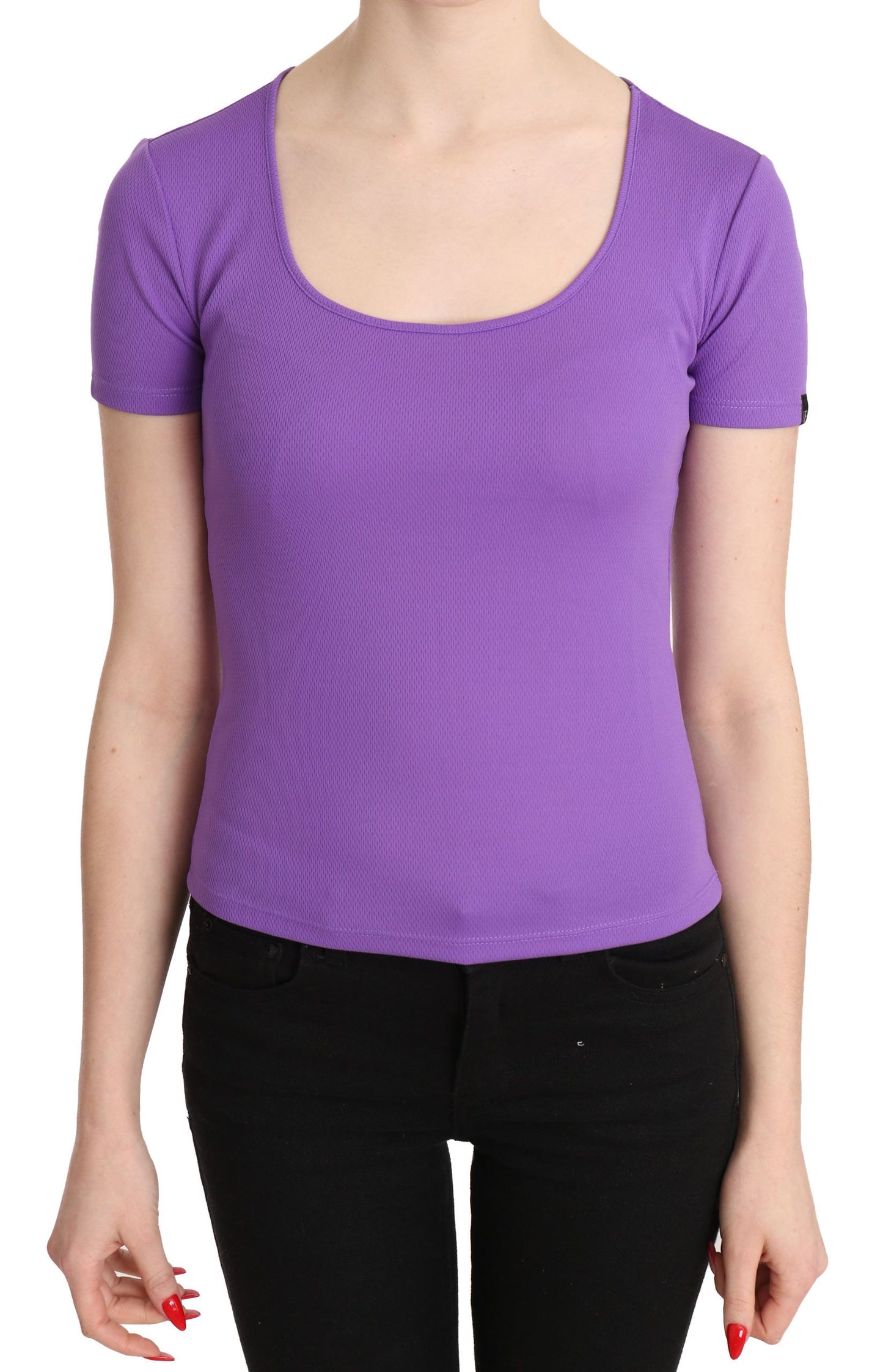  - Chic Purple Casual Top for Everyday Elegance