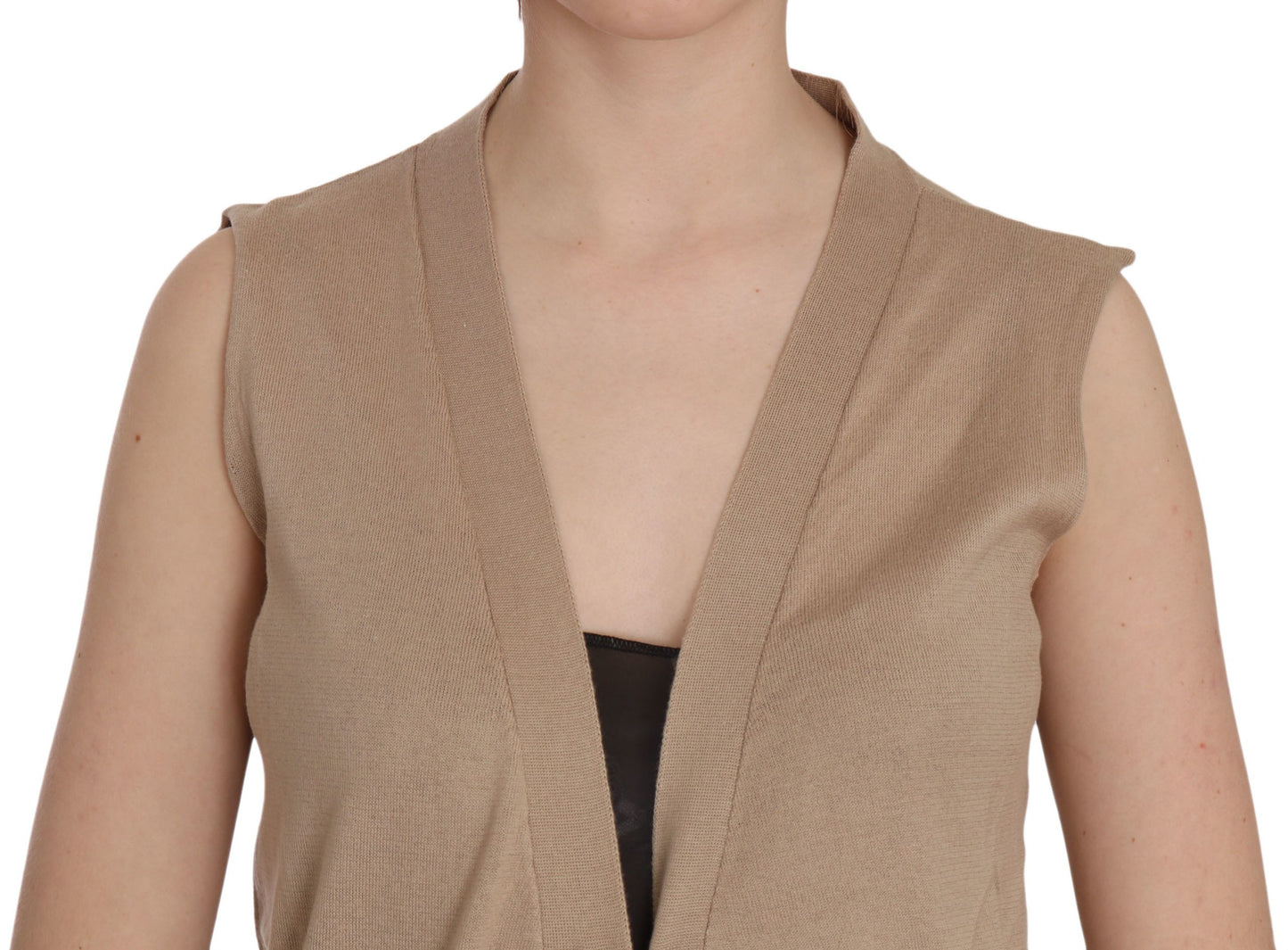  - Elegant Sleeveless Cotton Vest