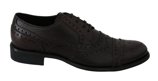  - Elegant Mens Leather Derby Dress Shoes