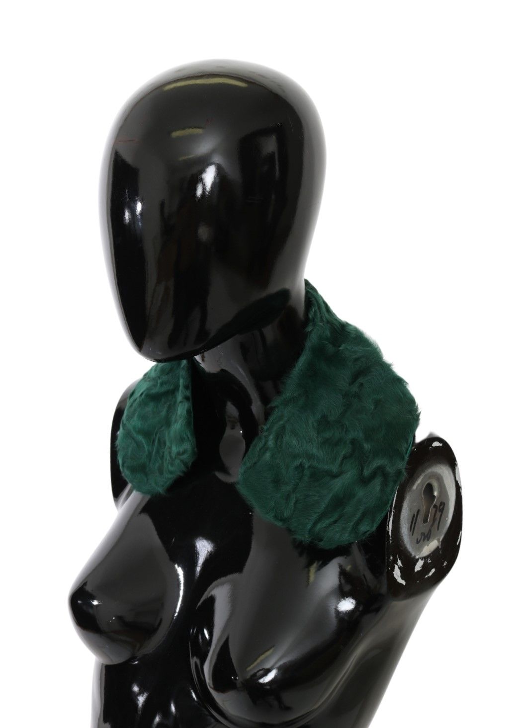  - Elegant Lambskin Fur Scarf in Lush Green