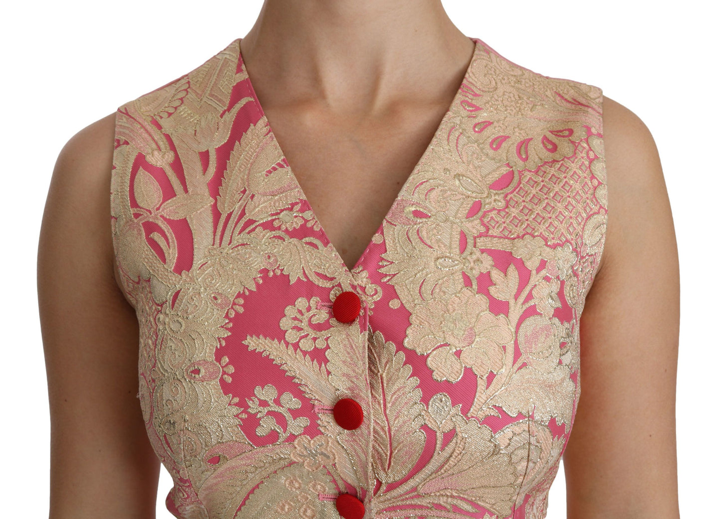  - Elegant Silk Blend V-Neck Vest Top