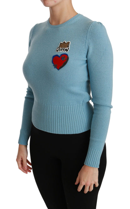  - Queen Heart Beaded Wool Sweater