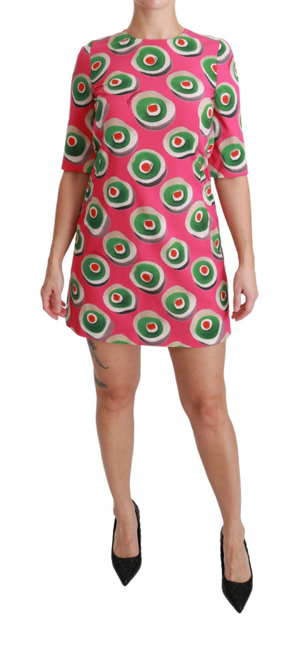  - Pink Sicily Cupcake Shift Mini Dress