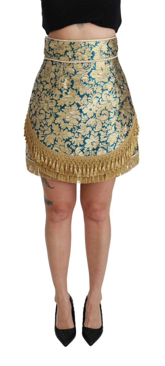  - Elevate Your Wardrobe with Our Exquisite Gold Skirt