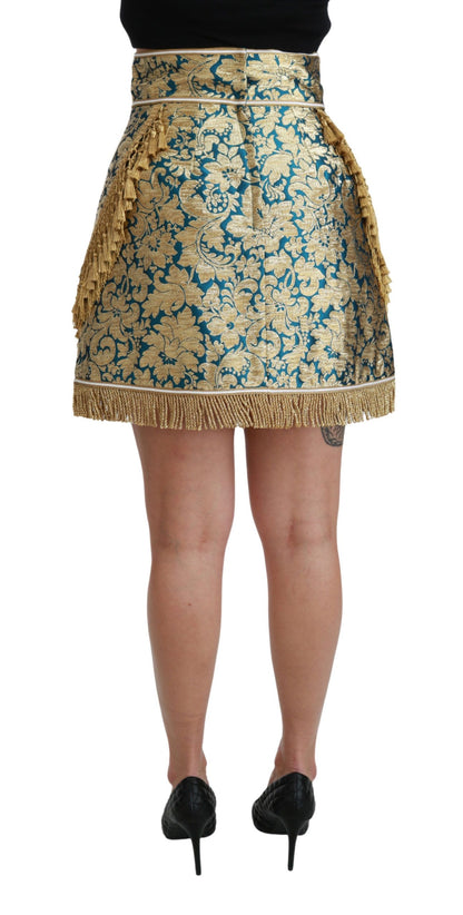  - Elevate Your Wardrobe with Our Exquisite Gold Skirt