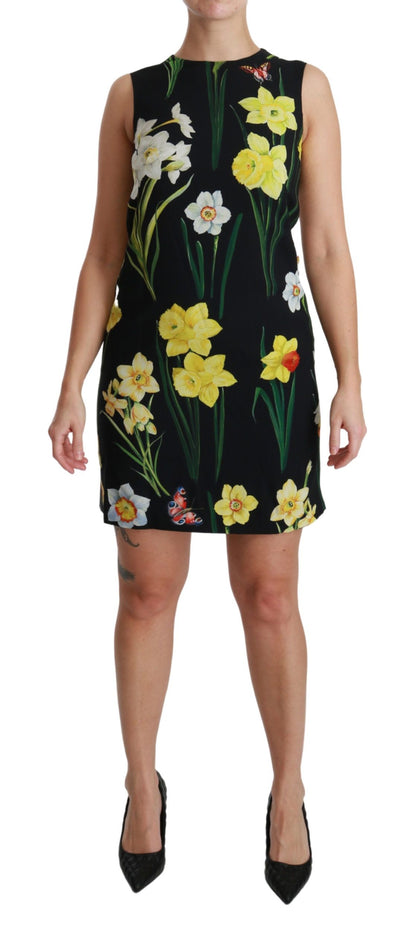  - Floral Sheath Mini Dress - Elegance Redefined