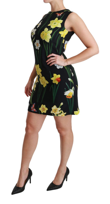  - Floral Sheath Mini Dress - Elegance Redefined