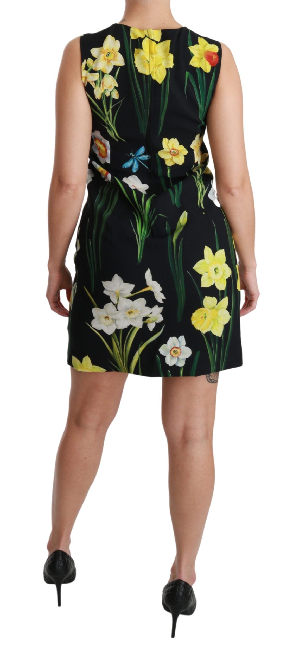  - Floral Sheath Mini Dress - Elegance Redefined