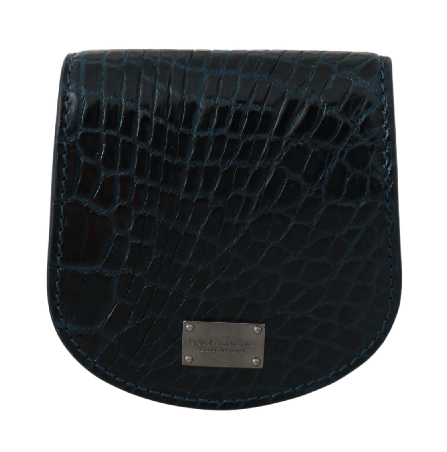 Exquisite Dark Blue Coin Case Wallet by Dolce & Gabbana