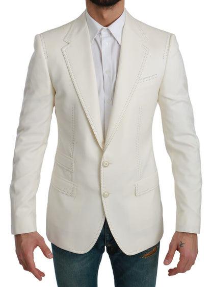  - Elegant Slim Fit Virgin Wool Blazer