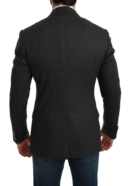  - Elegant Gray Slim Fit Formal Blazer