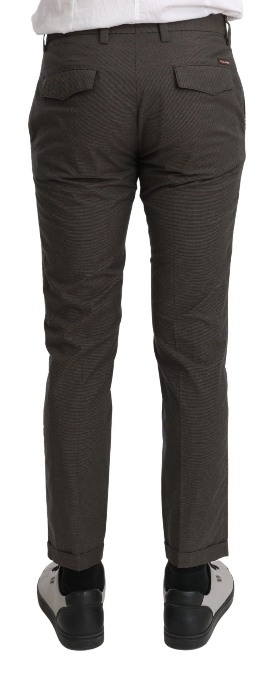  - Elegant Brown Casual Pants