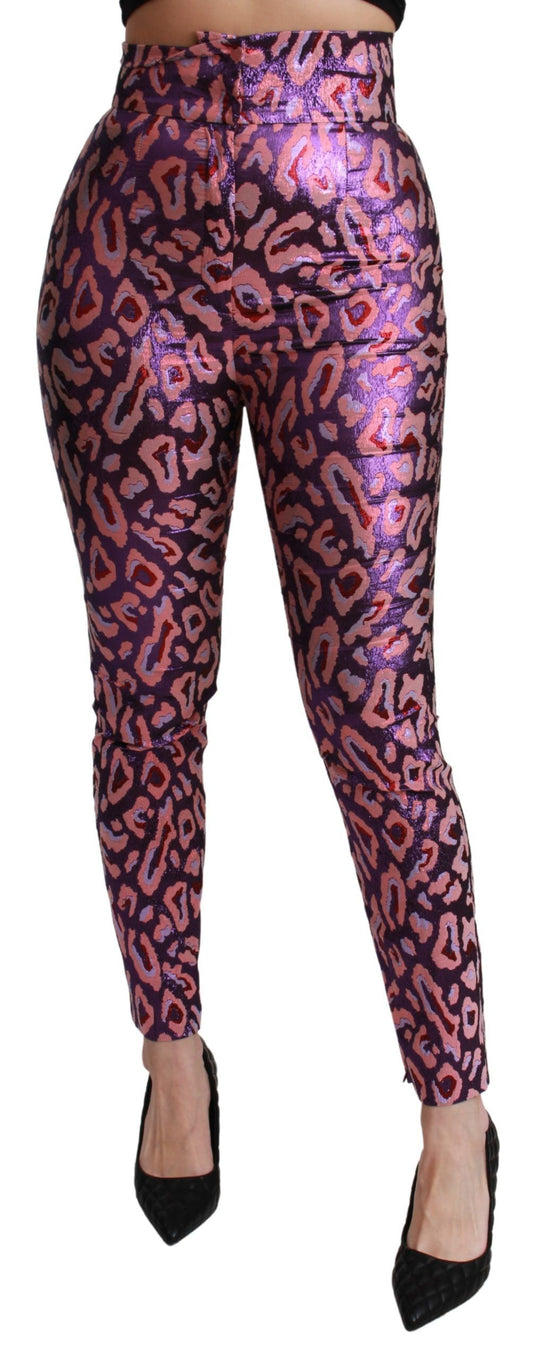  - Chic Cropped High Waist Silk Blend Pants