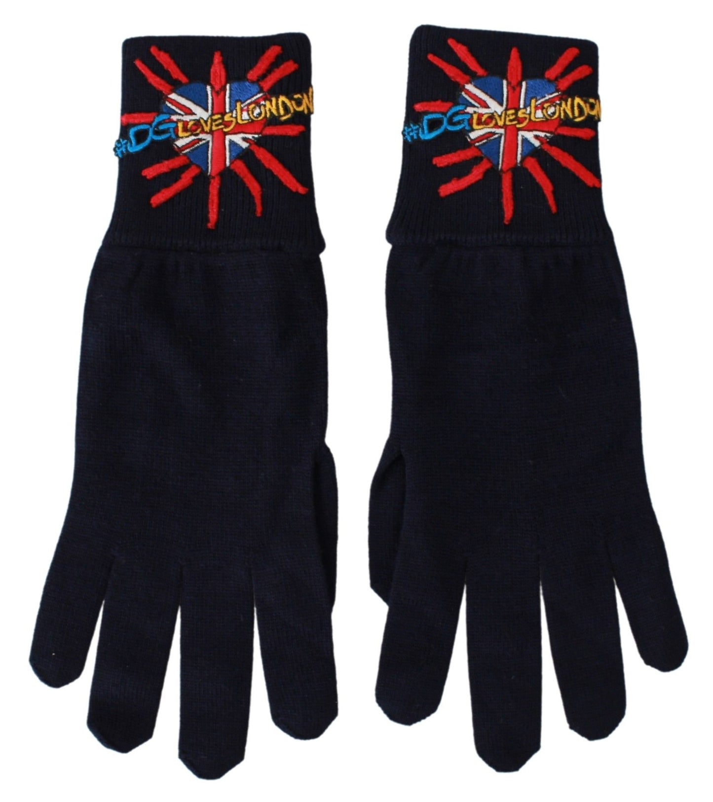 Blue Virgin Wool Unisex Gloves - The Luxe Alliance