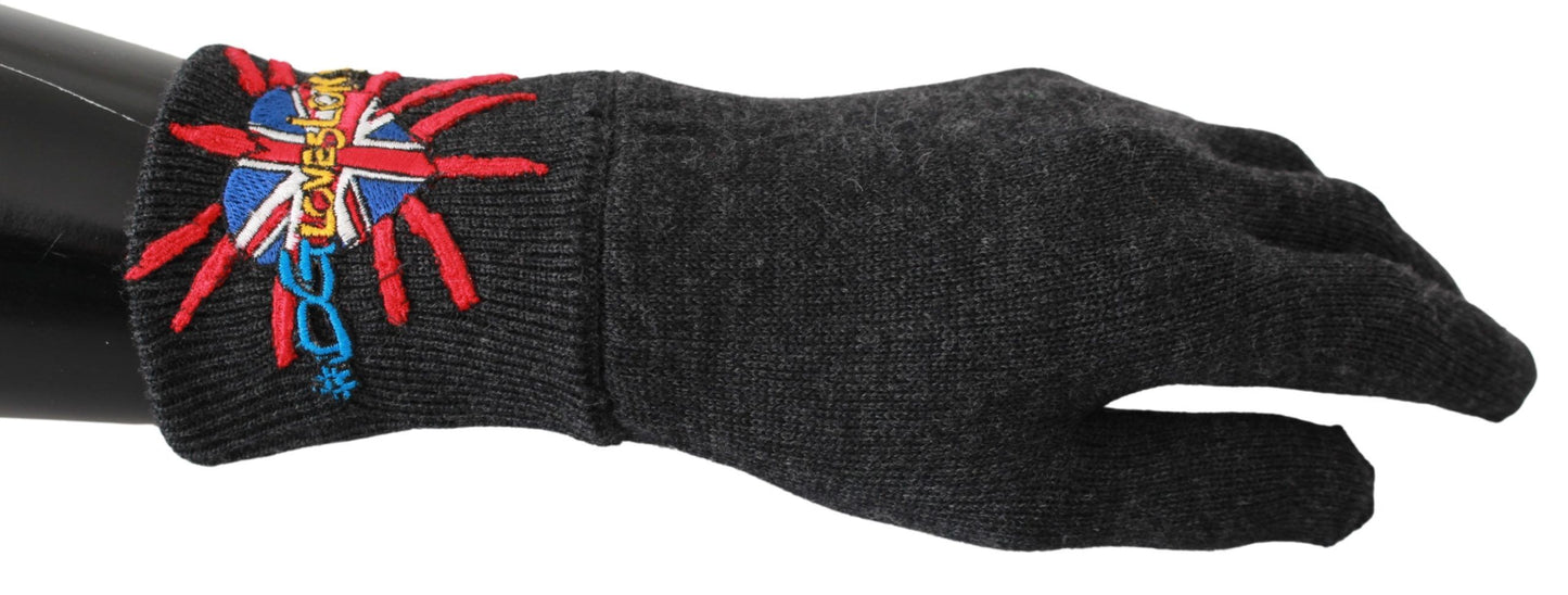 Gray Virgin Wool Unisex Gloves - The Luxe Alliance