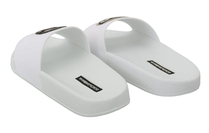  - Chic White Slide Sandals - Luxury Summer Footwear