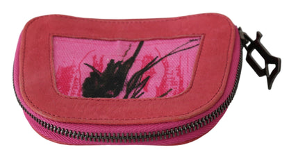  - Elegant Pink Fabric Coin Wallet